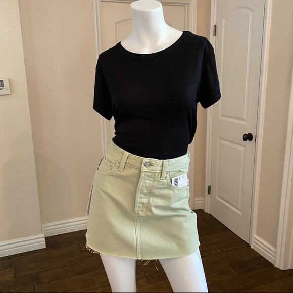 NWT THE COREY HIGH WAIST MINI SKIRT size 25 - Picture 2 of 5